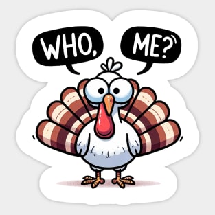 Funny Thanksgiving Sticker